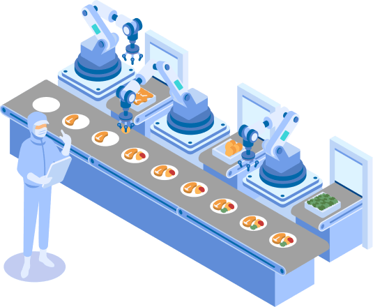 食品工場向けロボット